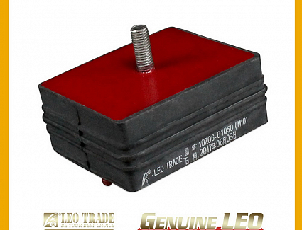 Подушка двигателя задняя (шпилька d=10мм) DongFeng (LEO Trade) LEO100227A