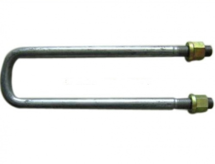 Стремянка рессоры (задней) M24 L=570мм (с гайками) U-Образная ,SHAANXI/HOWO