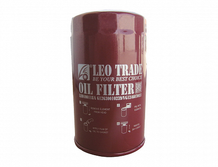 Фильтр масляный WP12, D12 (LEO Trade) LEO100118A