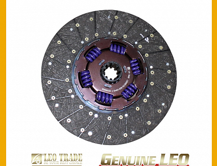 Диск сцепления D-430мм d-52.8 (c широким демпфером) HOWO A7 (LEO Trade) LEO200273A